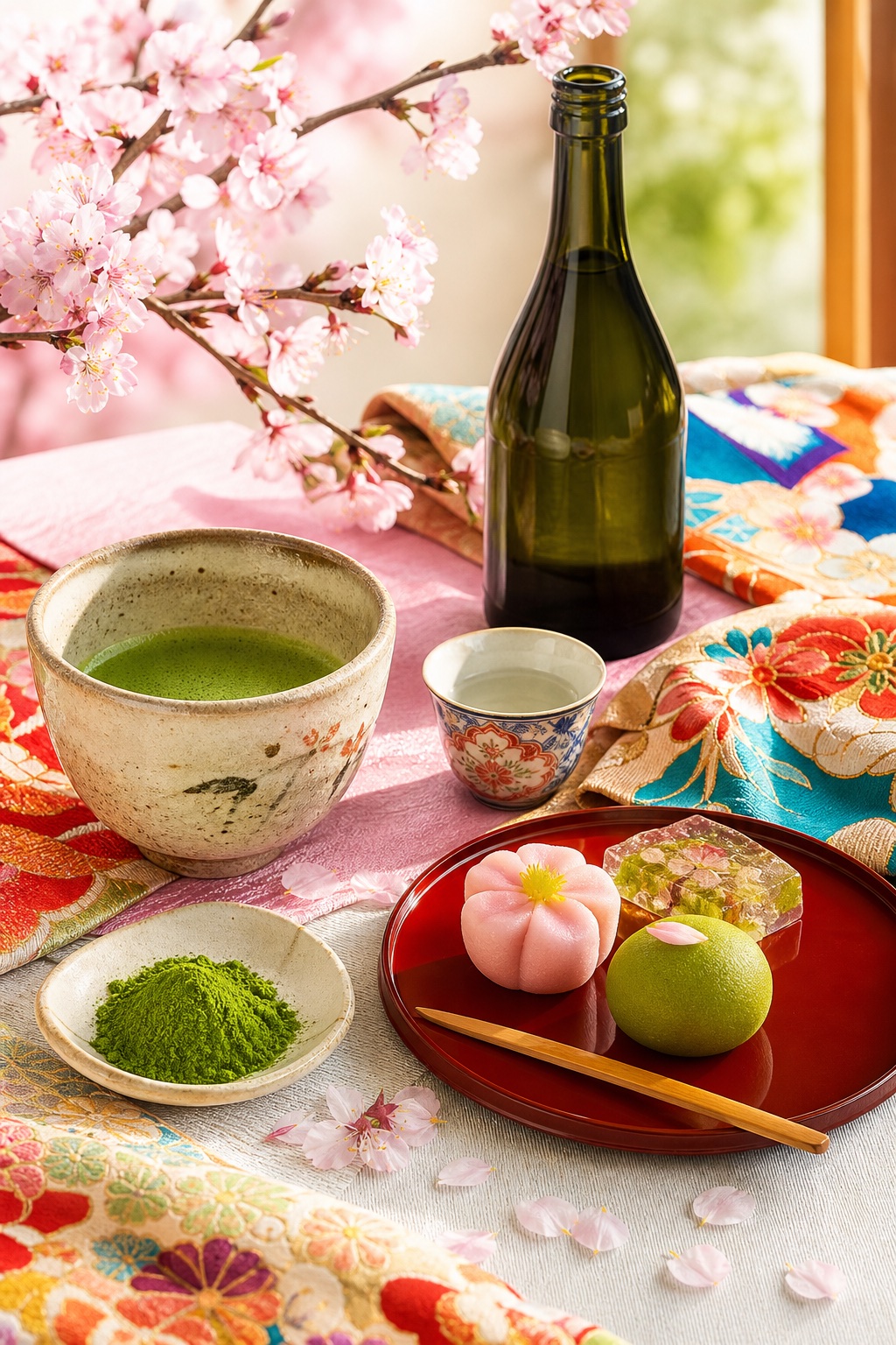 桜・抹茶・着物など日本の多彩な文化